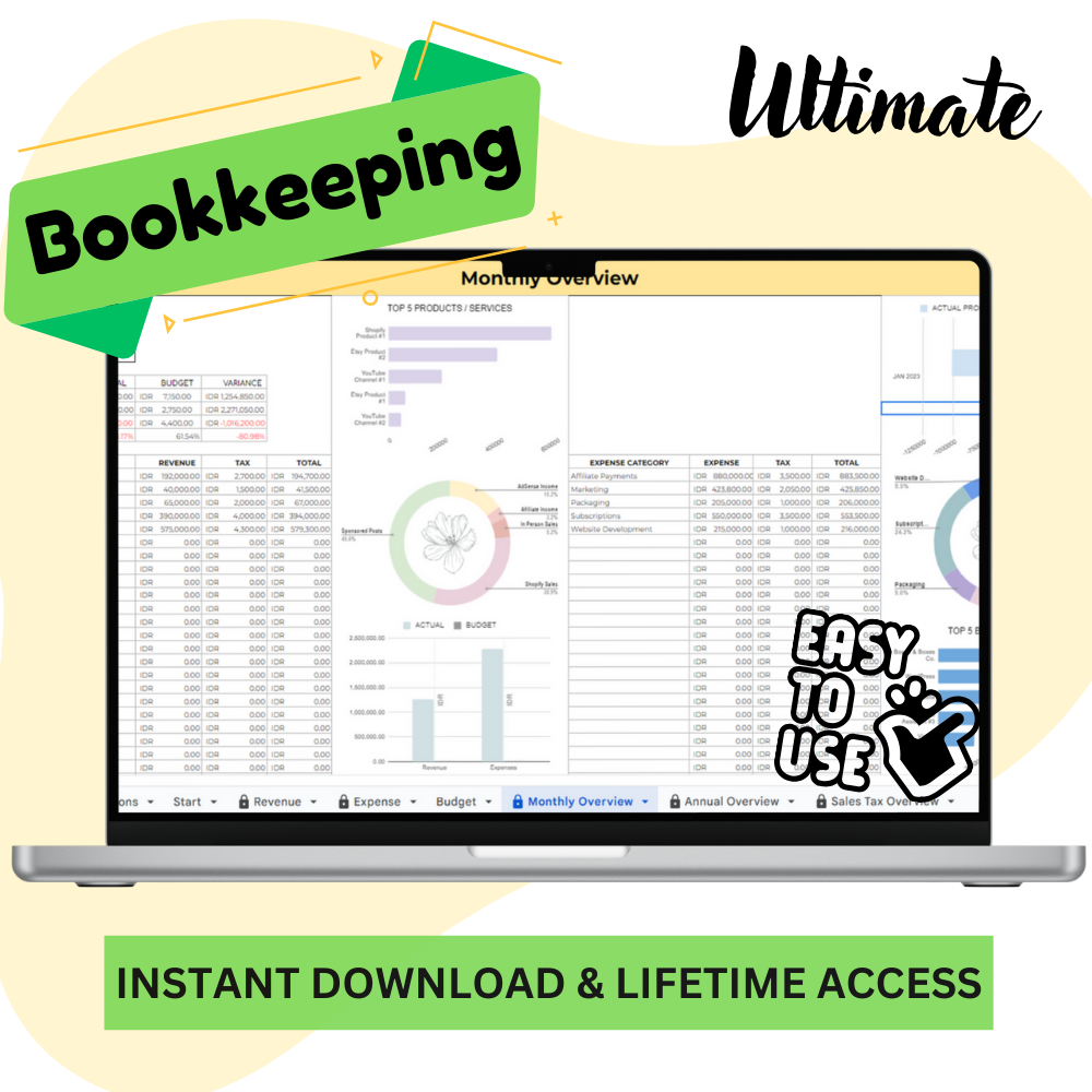 Pembukuan Bisnis Google Sheets_ EzyD