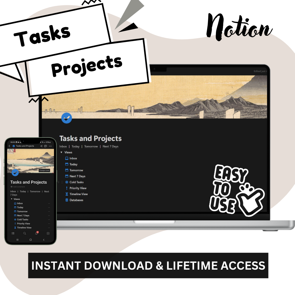 Ultimate Tasks and Projects Notion_ EzyD
