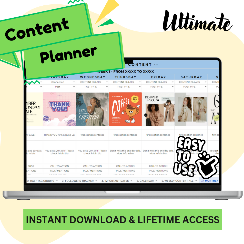 Content Planner Google Sheets_ EzyD