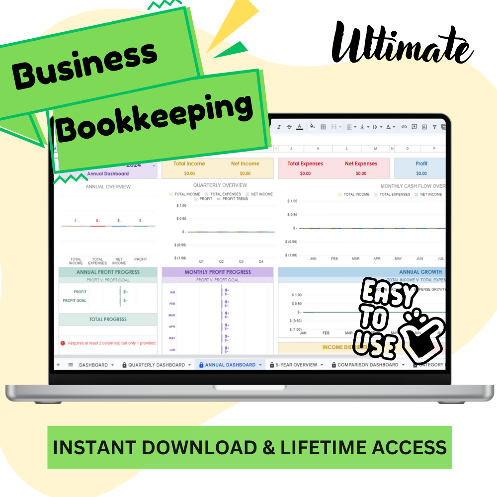 Small Business Bookkeeping Google Sheets_ EzyD