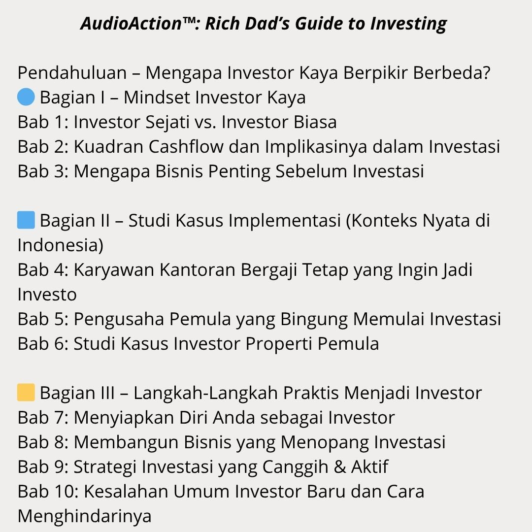 Rich Dad’s Guide to Investing - AudioAction