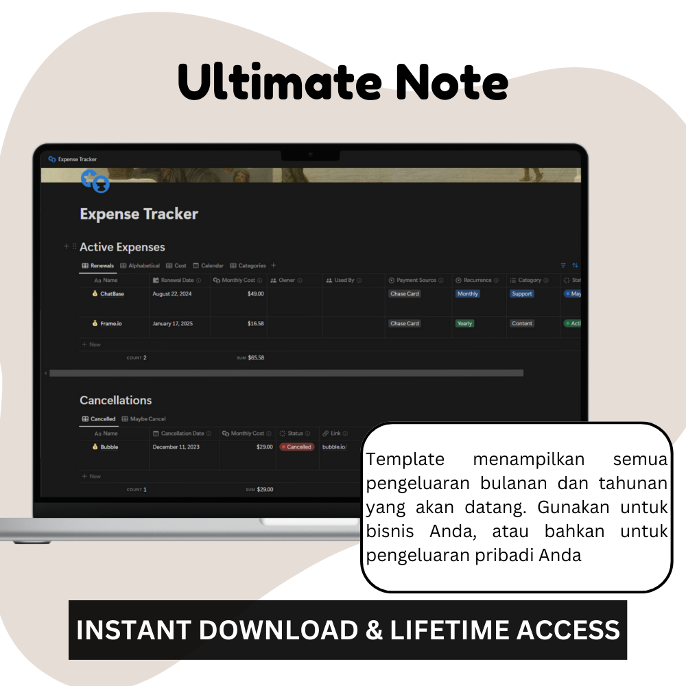 Expense Tracker Notion_ EzyD