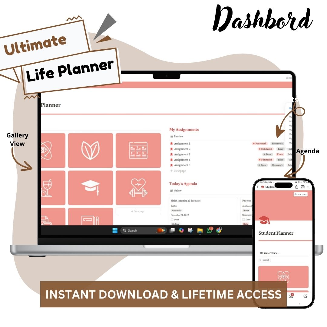 Student Planner - Notion