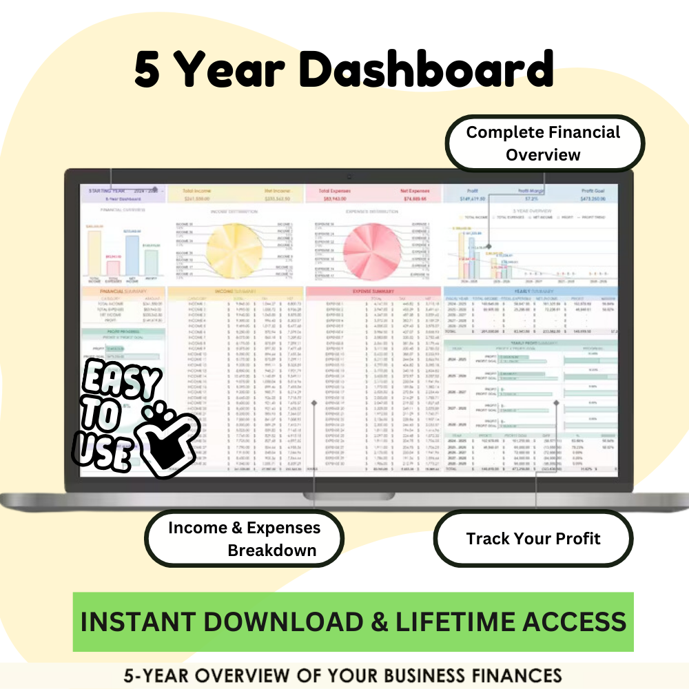 Small Business Bookkeeping Google Sheets_ EzyD