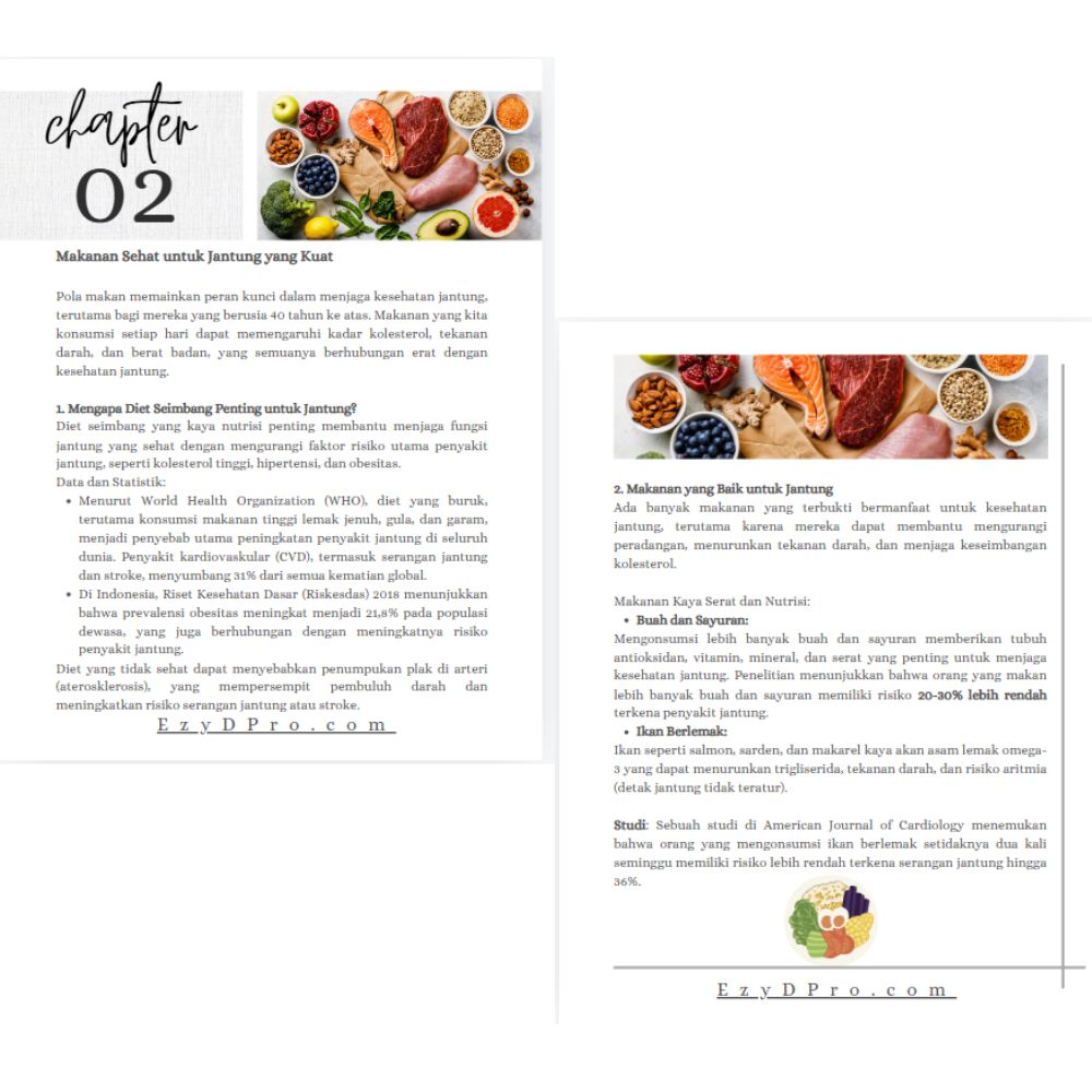 Guide Makanan Sehat untuk Jantung_ EzyD