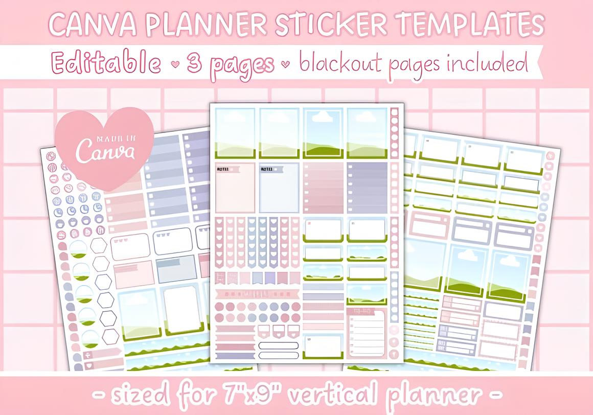 Canva Editable Planner Sticker_ EzyD
