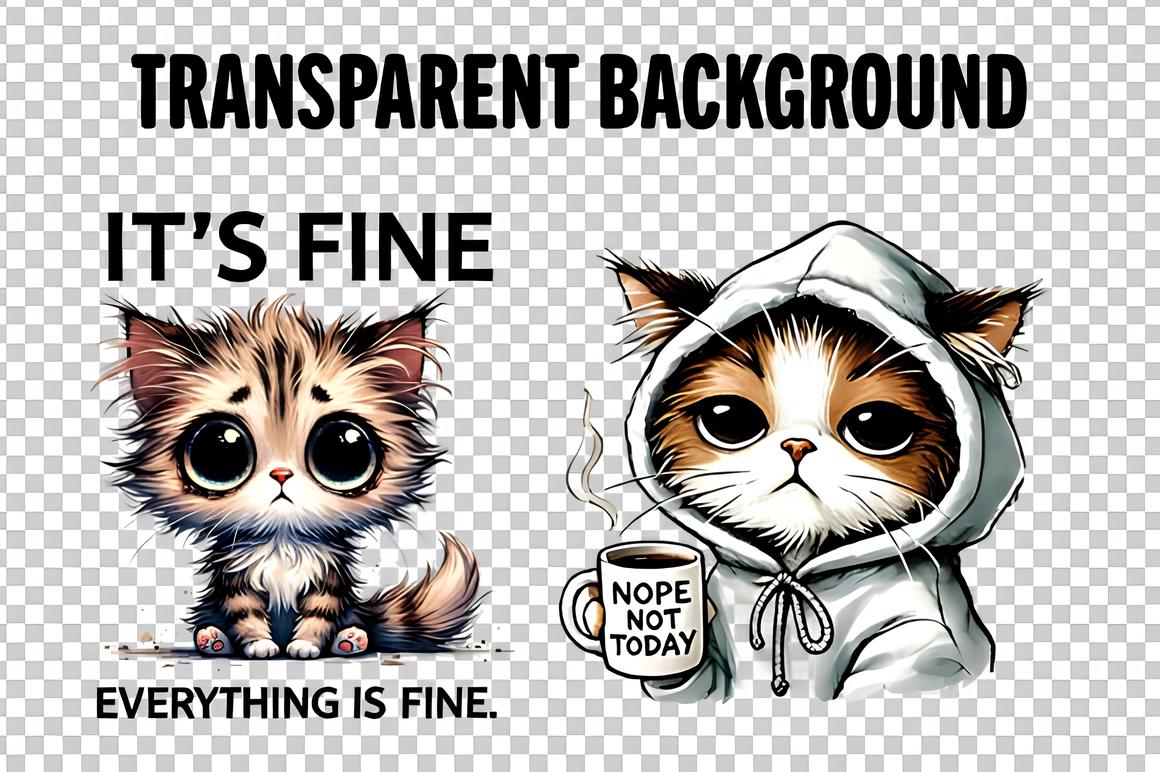 Sarcastic Cat Quotes Sublimation Bundle_ EzyD