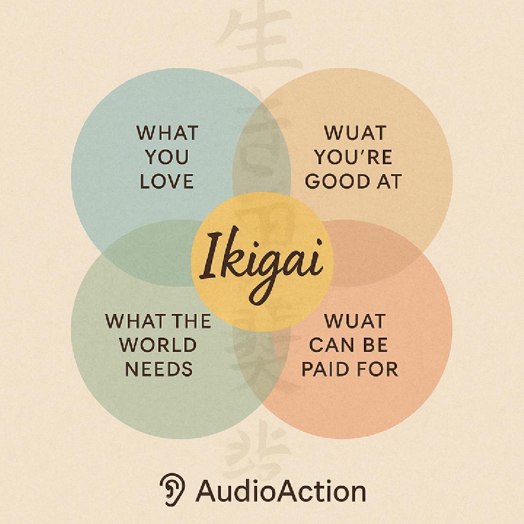 Ikigai: The Japanese Secret to a Long and Happy Life - AudioAction