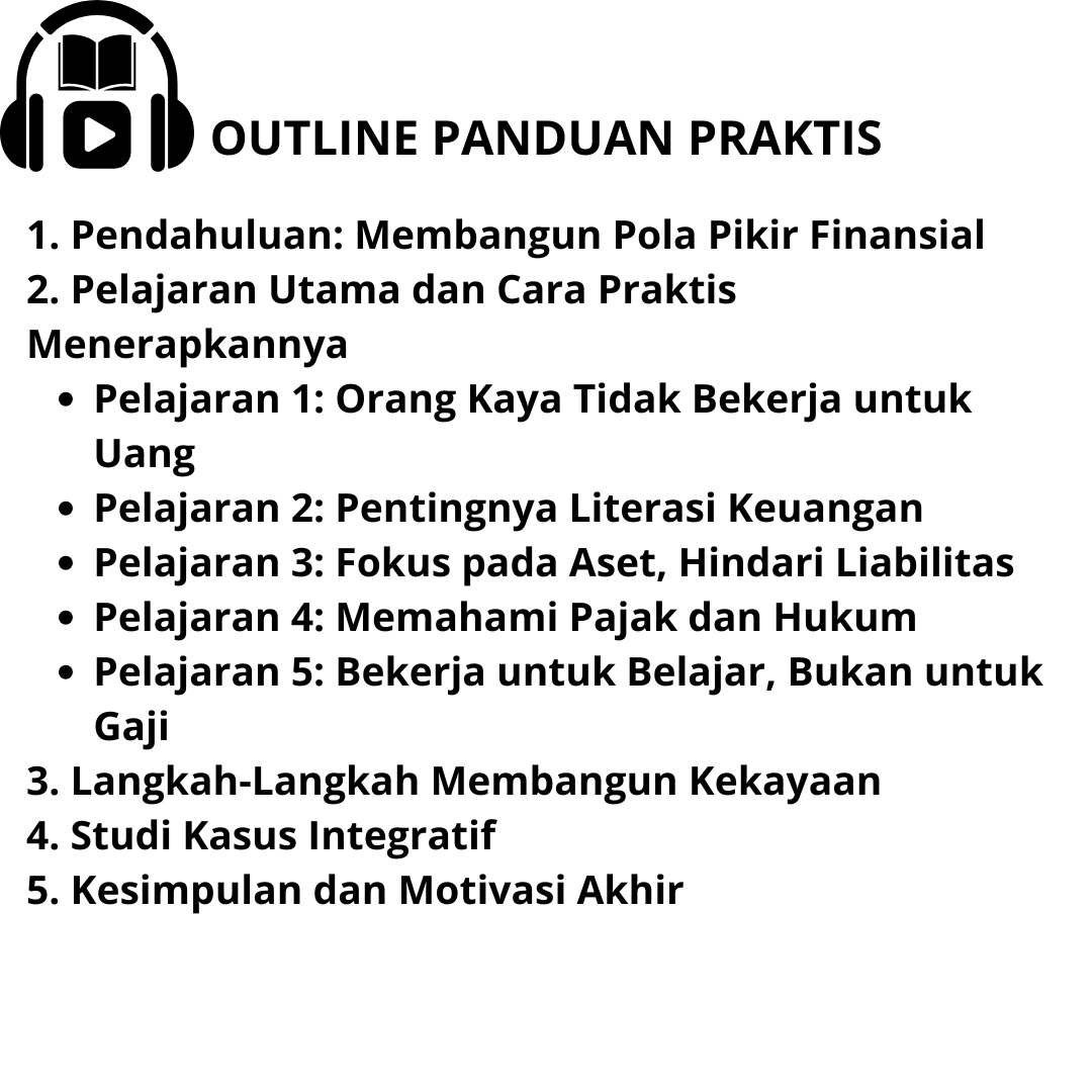 Rich Dad Poor Dad – Ringkasan (Audiobook)