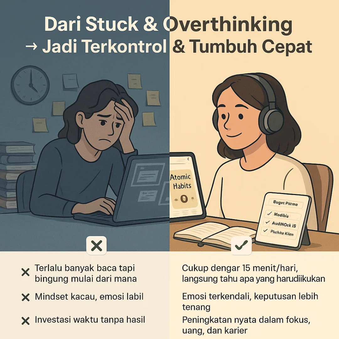 Mastery Growth Pack: Profesional Sibuk? Ubah Hidupmu dalam 30 Hari – Tanpa Harus Baca Buku Tebal!