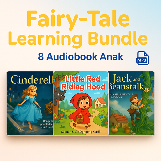 Paket Audiobook Anak “Fairy-Tale Learning Bundle”